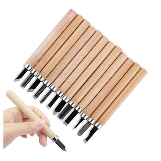 12 Stk Schnitzmesser, Schnitzwerkzeug, Schnitzset, Holzschnitzwerkzeug Set, Mini Schnitzmesser Set, Schnitzwerkzeug für Holz, Wood Carving Set, Holzschnitzmesser, Holz Schnitzwerkzeug
