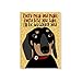 Dachshund Gift, Oversized Refrigerator Magnet, Dog, 2.5" x 3.5"