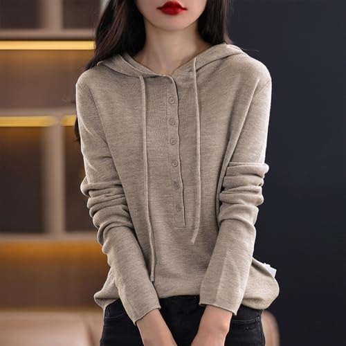 Crochet Hooded Knit Basic Outerwear for Women Winter Fall Long Sleeve Hoods Outfits Women 2025 Fashion Y2K2
