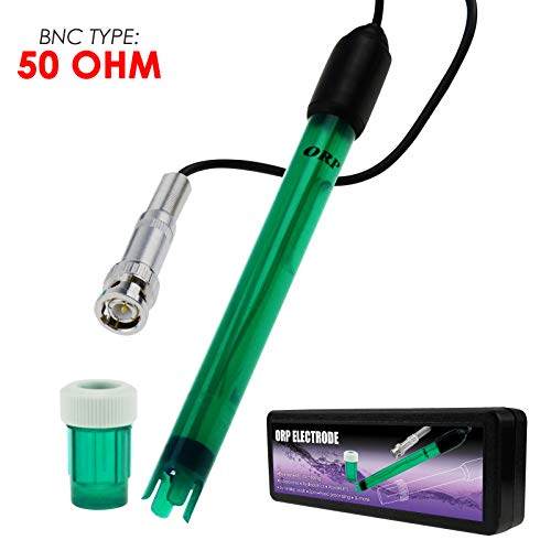 ORP Électrode Remplaçable BNC Prise Sonde pour ORP Testeur Mètre Manette 300cm Longue Câble Aquariums, Réservoirs, Étangs Mesure