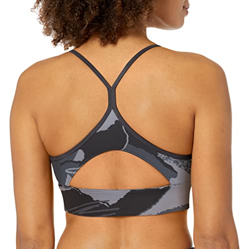Image of Reebok Women's Satin 91% PES /9% El-Interlock-Hydrophilic Finish /Print-Digital Sublimation-Disperse Classic Workout Sports Bra