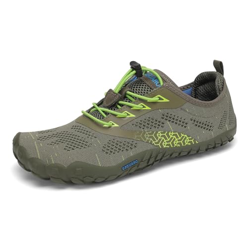 SAGUARO Men's Barefoot Shoes Women's Wide Toe Box Minimalist Sneakers