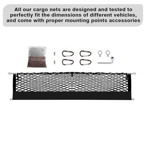 Muslogy Cargo Net for Toyota Tacoma 2005-2022 2023 Accessories by Muslogy - Used condition - Image 7