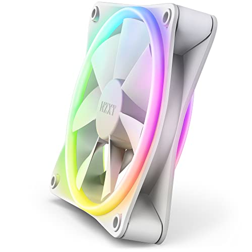 Image of NZXT F120 RGB Duo - 120mm Dual-Sided RGB Fan - 20 Individually Addressable LEDs & Internal USB Hub 3 - AC-IUSBH-M3-4 Internal USB 2.0 Ports - 3M Dual Lock Tapes - Magnetic Body
