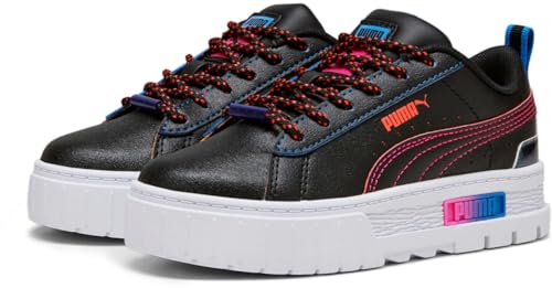 Puma - Kids Mayze Cosmic Girl Shoes, Color Puma Black/Ravish/Ultra Blue, Size: 1 M US Little Kid2
