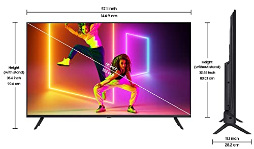 Image of Samsung 163 cm (65 Inches) Crystal 4K Series Ultra Hd Smart LED TV UA65AUE60AKLXL (Black)