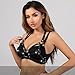 FEHEOO Women's Punk Body Chain Harness Set - Chest Waist Belt Charm Bra Jewelry Sexy Bondage Restraint for Clubwear Roleplay, Halloween Costumes, Mardi Gras Carnival & Valentine's Gift