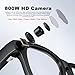 AI Smart Glasses with Camera, 800W HD Bluetooth Camera Glasses, 1080P Video Recording Sunglasses, Real Time Translation, Voice Assistant, Open-Ear Audio for Travel, Meetings & Vlogging