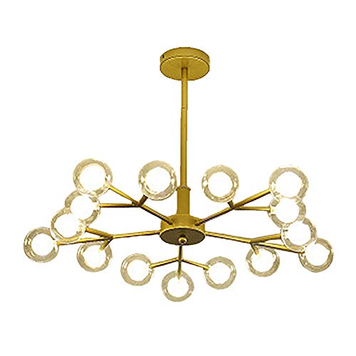 Preisvergleich Produktbild Nordic Sputnik Kronleuchter,Mid Century Dichten Glasblasen Klassisch Pendellampe Beleuchtung,15 Licht Hängen Deckenleuchte Wohnzimmer.