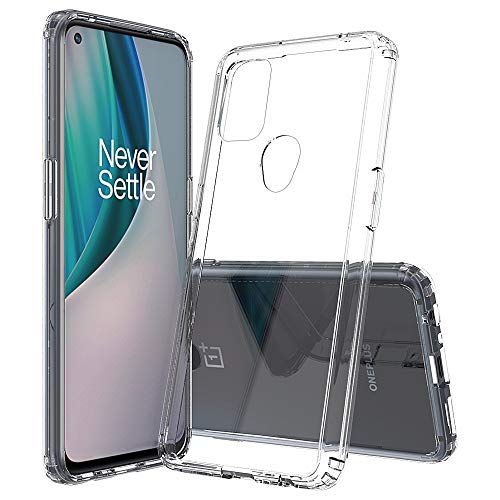 Sucnakp for OnePlus Nord N10 5G Case One Plus Nord N10 5G Case 1+ Nord N10 5G Case Premium Clear Back Panel + TPU Bumper Cover for OnePlus Nord N10 5Gï¼ˆYKL Clearï¼‰