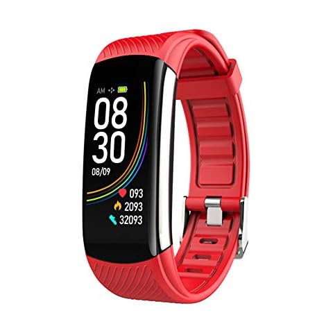 OcaseQ Fitness Armband Thermometer Fitness Tracker mit Tracker Körpertemperatur Pulsmesser Schrittzähler Sportuhr Aktivitätstracker Smartwatch Damen Herren für IOS Android Cover