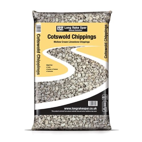 Suregreen Cotswold Chippings 20mm – 20kg Bag of Decorative Aggregates, Garden Pebbles, Gravel, Driveway Stones, Garden Chippings & Sealer for Landscaping & Borders