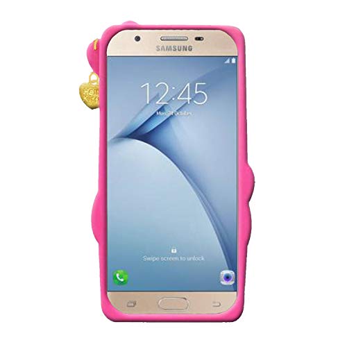 Image of Unirock Hello Kitty Back Case Cover for Asus Zenfone Max Pro M1| 3D Cute Hello Kitty Case |Soft Silicone Rubber Back Cover with Pendant Kitty Cover for Asus Zenfone Max Pro M1 (Pink)