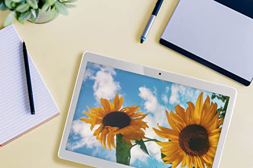 Image of FUSION5 4G Tablet (24.38 cm /9.6 inch, 32GB, Wi-Fi + 4G LTE + Voice Calling, 8MP Camera, Bluetooth, Android 8.1 Oreo Google Certified Tablet PC, White),105D 8.1