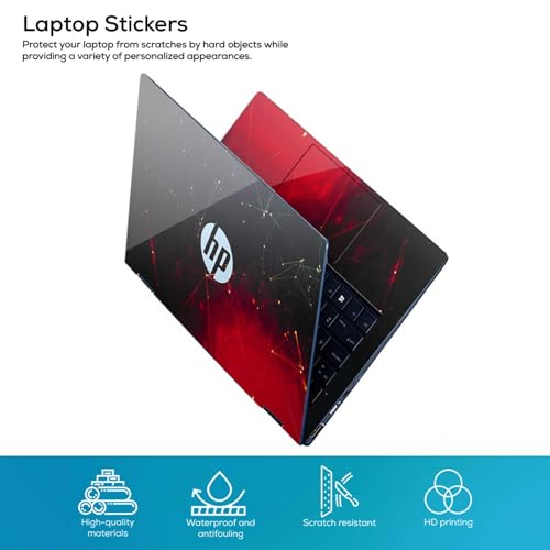 Image of DSGN 71 Full Body Laptop Skin Bubble-Free| Laminated| Removable| HD Quality Sticker for Laptops Upto 15.6 Inches Compatible with Hp