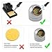 Soldering Tip Cleaner Solder Tip Cleaning Wire and Holder Soft Coiled Brass Tip Cleaner Kit with 5 PCS Solder Tip Cleaning Wire and 1 PC Holder for Cleaning Soldering Irons and Tips, No Water Needed