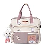 Die Crossbody-Schulhandtasche ist perfekt für Schule, Fitnessstudio, Sport, Reisen, Gepäck, Wandern, Camping und tägliche Ausflüge, insbesondere für Anime Expo und Comic-Con.