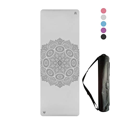 Clever Yoga Premium LiquidBalance Mat Eco and Body Friendly Nature Rubber Sweat Grip