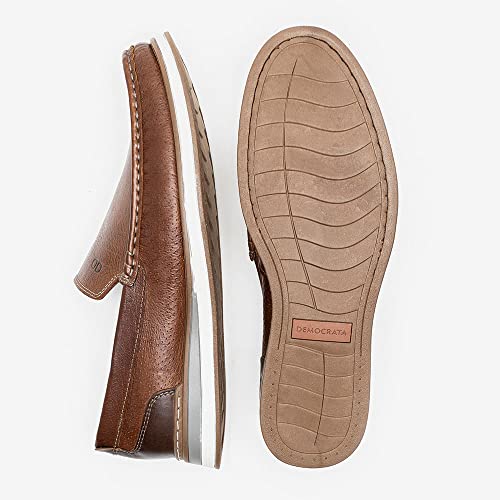 Mocassim Denim Flow Conhaque/Marrom-Conhaque-37