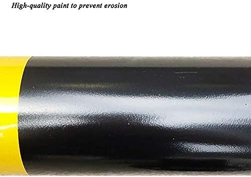 2 postes de segurança para calçadas, barreiras e conjunto de barreira de corrente de plástico de 5 m