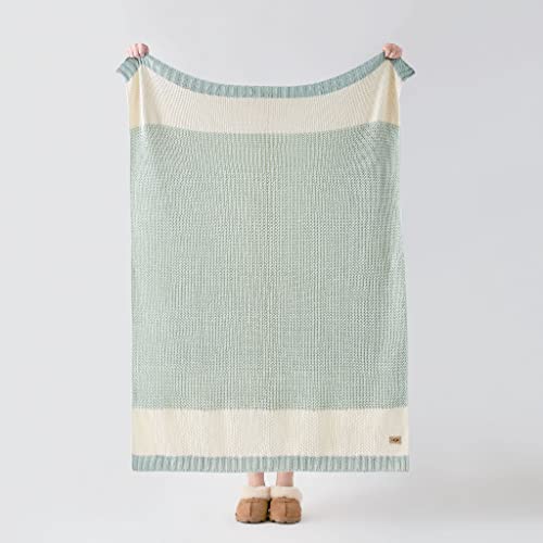 Ugg - Margaux Throw Blanket - Soft Sweater Knitted Throw Blanket - 50" X 70" - Warm Accent Blanket For Couch Or Bed - Cozy Home Décor - Clear Creek #TOP4