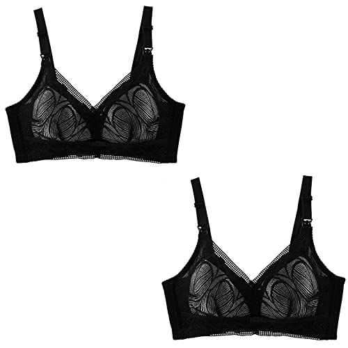 Soutien-gorge d'allaitement grossesse sans couture col V profond lot de 2
