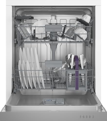 Beko BDUN15430X b300 Unterbau-Geschirrspüler 60 cm, für 14 Maßgedecke, 3 Spülebenen, 4 Temperaturen, 5 Programme, halbe Beladung, automatische Türöffnung, Quick&Clean