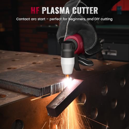 Image of Bestarc Plasma Cutter, [Large LED Display] 55A Plasma Cutter Machine 110 /220V Dual Voltage IGBT Inverter, 5 /8 Inch Clean Cut 3 /4 Inch Max Cut, Post Flow, 2T /4T for Beginners DIY