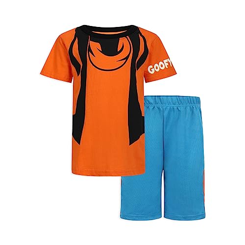Image of Disney Mickey Mouse and Friends Boys' Short Sleeve T-Shirt and Shorts Set for Infant, Toddler and Little Kids