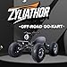 Zyliathor Adults & Kids Electric Off-Road Go Kart, 12-Mile Range, Brushless Peak 4000W, 31MPH, 3 Speed + Reverse, Shaft Drive Diff, AT19x7-8 Tires, Backyard/Private Trails, Beach/Sand（Red）