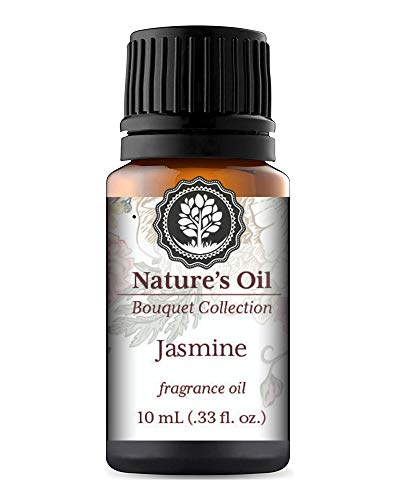 Image of Jasmine Fragrance Oil 10ml for Floral Diffuser Oils, Making Soap, Candles, Lotion, Home Scents, Linen Spray and Lotion