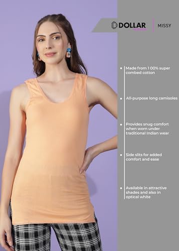 Image of Dollar Missy Pack of 1 Women's Combed Cotton Camisole