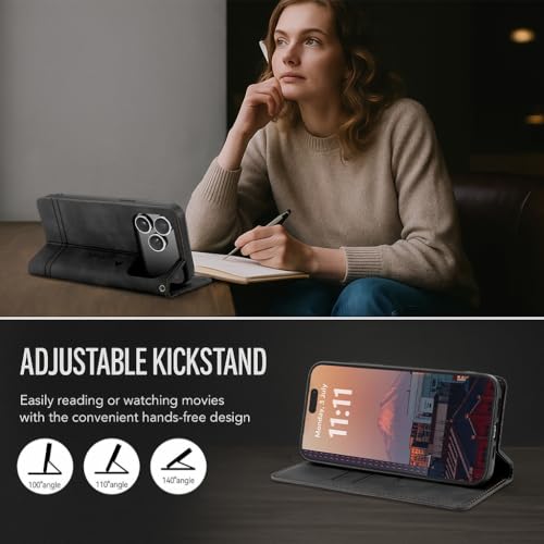 Protection iPhone 17 Pro Max portefeuille magnétique pour éviter les rayures