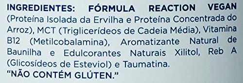 Reaction Vegan (720G) - Sabor Baunilha, Atlhetica Nutrition