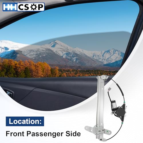 Image of Front Right Passenger Power Window Regulator w /Motor for Lincoln Town Car