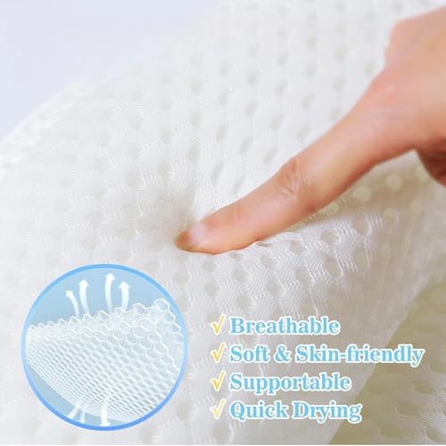 Newivi 2 Pack Sauna Seat Cushions, 2\'\' Waterproof High Resilience Seat Pad for Infrared Sauna, Shower Chair & Spa, Heat Mat Accessories (Gray)