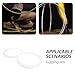 HEANUJJ 2pcs Juggling Rings - Stage Tricks 8-Shaped Ring - Juggling Props for Beginners & Professionals - Stage Trick Prop for Performers Circus Parties Shows Celebrations