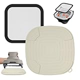 Support en silicone pratique et utilisation polyvalente au quotidien : le tapis antidérapant et résistant à la chaleur protège votre plan de travail de manière fiable. Parfait comme emplacement pour l'unité chaude de votre friteuse à air - et idéal également comme dessous de plat, sous-tasse ou joli plateau de service!