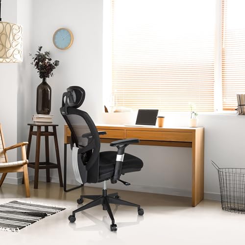 Hjh Office Bürostuhl Venus Base ergonomischer Schreibtischstuhl mit verstellbarer Rückenlehne
