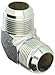 Eaton Aeroquip 2039-16-16S 90 Degree Union Elbow, JIC 37 Degree End Types, Carbon Steel, 1 JIC(m) End Size, 1" Tube OD