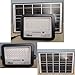 Anern Outdoor Solar Flood Light, 6500K Bright White Floodlights, IP65 Waterproof Solar Power Security Light, Dusk to Dawn with Remote Control for Yard, Garden, Shed, Barn, Porch
