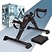 PORTENTUM Pedaltrainer für Senioren mit verbesserter Basis und Rutschfester Matte – Faltbar – LCD-Display – Beintrainer im Sitzen für Arme und Beine mit verstellbarem Widerstand als Mini Heimtrainer