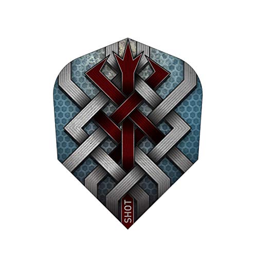 5 x Sets of Shot! Viking Berserker Darts Flight-Small Standard Shape