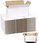 11x6x6 White Shipping Boxes, 30 Pack Mailing Boxes for Small Business, Corrugated Cardboard Boxes...