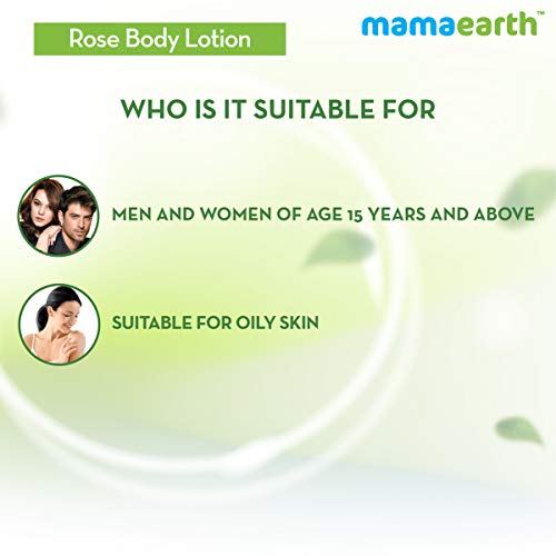 Mamaearth Rose Body Lotion for Men and Women for Dry Skin with Rose Water and Shea Butter for Winter & Summer -400ml - Image 7