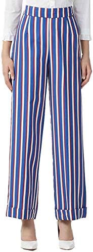 Liu Jo Jeans Pantalone Righe F19232T2311 LIUJO 38, B3332 Cornflower Strip :  MainApps: Amazon.it: Abbigliamento