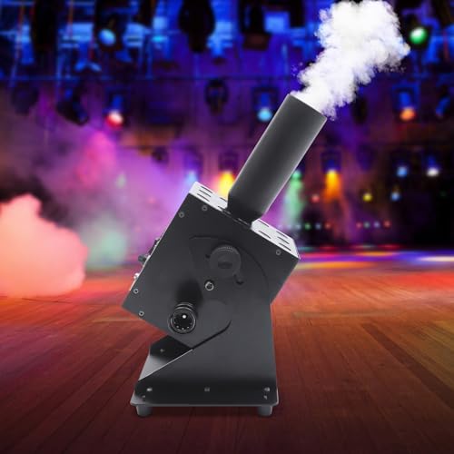 Máquina de chorro de CO2 con LED, generador de niebla para escenario con ángulo ajustable, cañón de humo para fiestas con control DMX de 6 canales, ideal para discotecas, bares y Halloween, altura del chorro de 26,25-32,81 pies miniatura 3