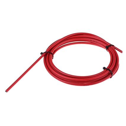 UJEAVETTE Bicycle Brake Cable Line Housing Tube Pipe Wire Cover Protector 5Mm Red|Bicycle|Bicycle For Men Adult|Bicycle Light|Bicycle For Men|Bicycle For Kids|Bicycle Pump|Bicycle For