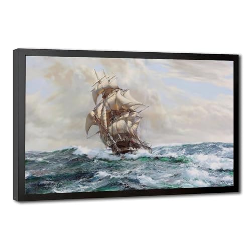 Cadre à suspendre et poster Marco Polo Montague Dawson décoration murale marine
