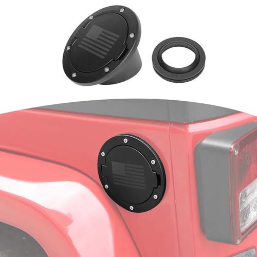 RT-TCZ for Jeep JK Gas Tank Cap Cover Fuel Filler ...